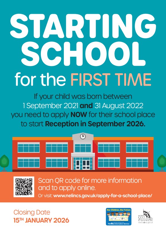 STARTING SCHOOL FOR THE FIRST TIME - SEPTEMBER 2026